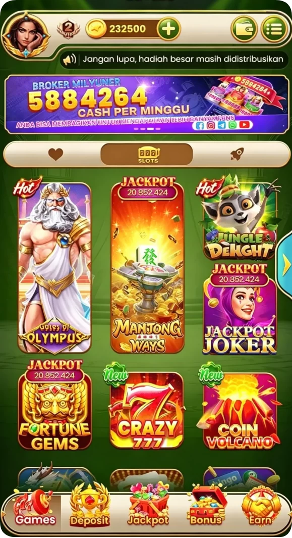 jackpot168 Preview - Resmi Unduh